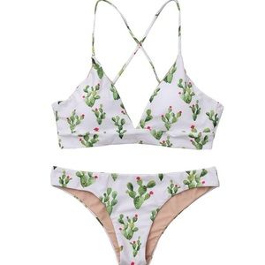 Cactus Print Bikini size MEDIUM